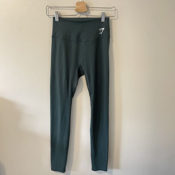 Gymshark Vital Leggings Woodland Green Sz S - Picture 1 of 5